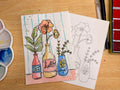 Pray and Paint Watercolor Kit "Hello" Floral Theme
